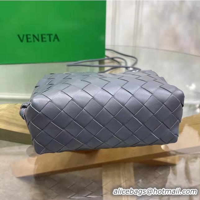 Top Quality Bottega Veneta Small Loop Crossbody Bag BV0541 Dark Grey