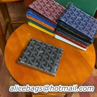 Sale Grade Goyard 8 Card Slots Billfold Wallet 020085a Black And Tan