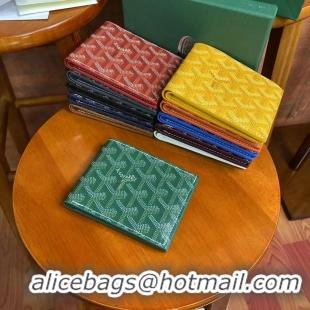 Promotion Goyard 8 Card Slots Billfold Wallet 020085a Green