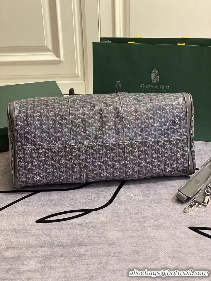 Inexpensive Newest Goyard Duffle Bag 8950 Dark Grey