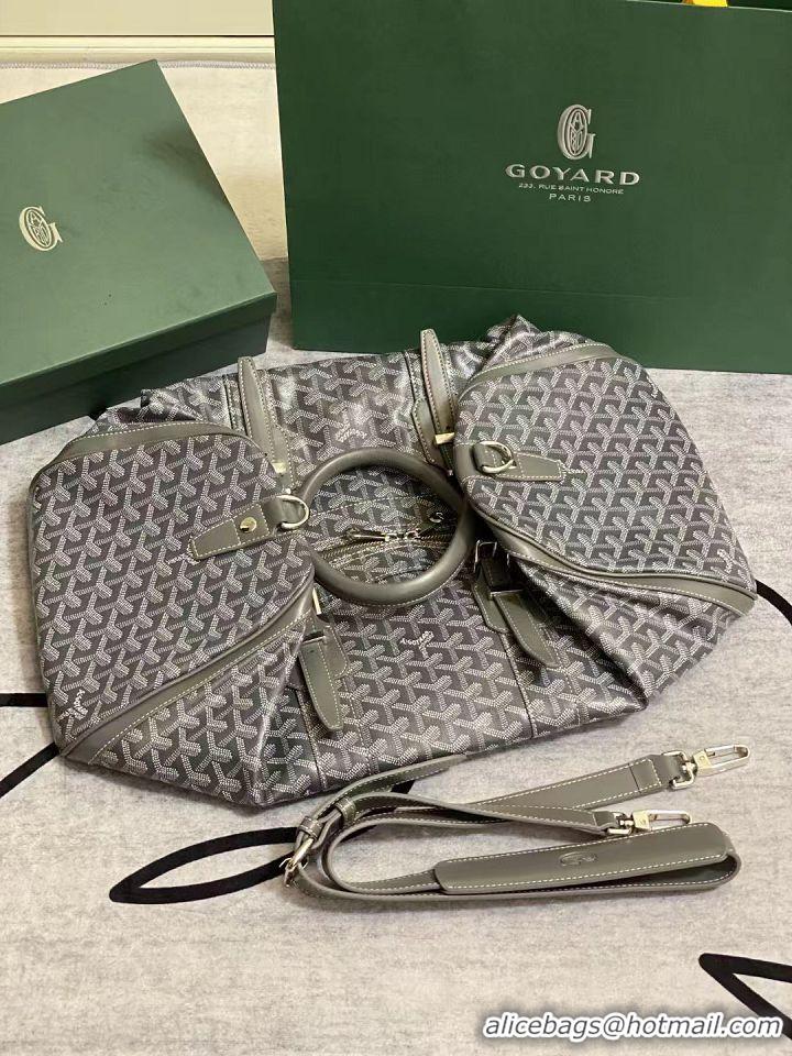 Inexpensive Newest Goyard Duffle Bag 8950 Dark Grey