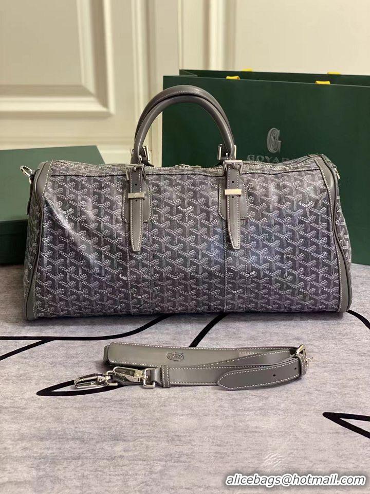 Inexpensive Newest Goyard Duffle Bag 8950 Dark Grey