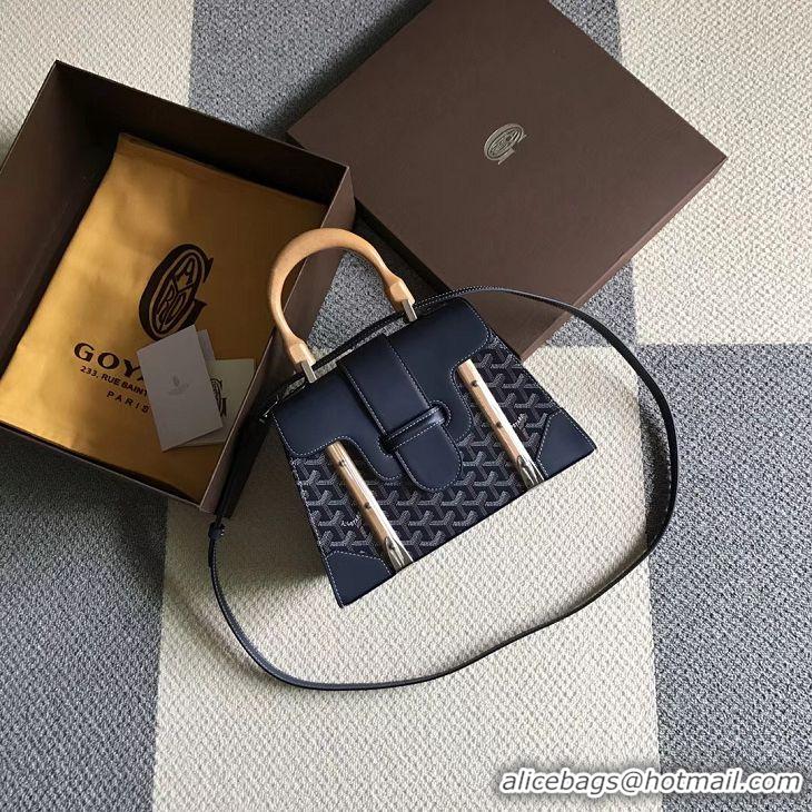 Top Grade Goyard Original Saigon Tote Bag With Strap PM 8942 Navy Blue