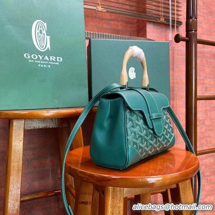 Low Price Goyard Original Saigon Tote Bag With Strap Mini 8942 Green