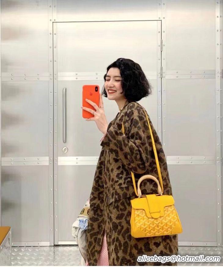 ​High Quality Goyard Original Saigon Tote Bag With Strap Mini 8942 Yellow