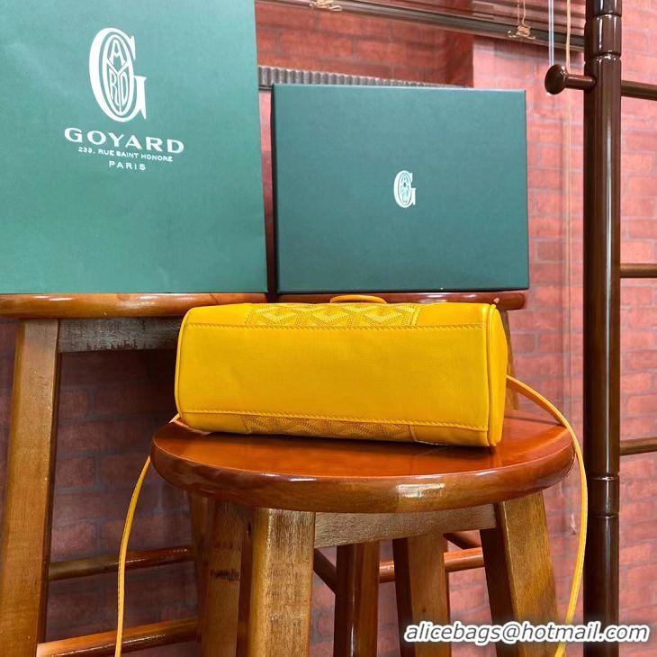 ​High Quality Goyard Original Saigon Tote Bag With Strap Mini 8942 Yellow