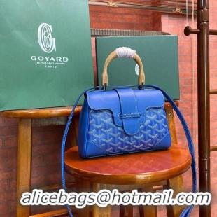 Well Crafted Goyard Original Saigon Tote Bag With Strap Mini 8942 Light Blue