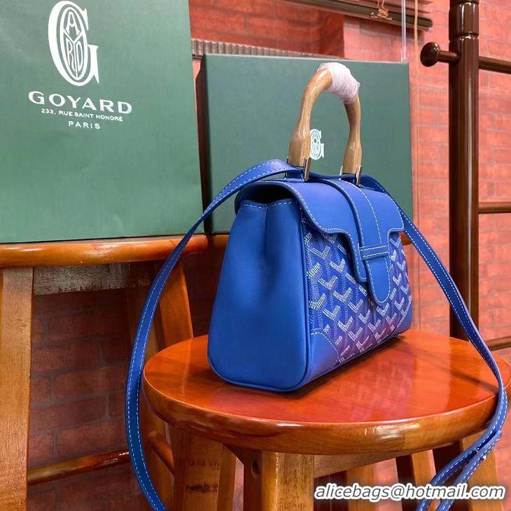 Well Crafted Goyard Original Saigon Tote Bag With Strap Mini 8942 Light Blue