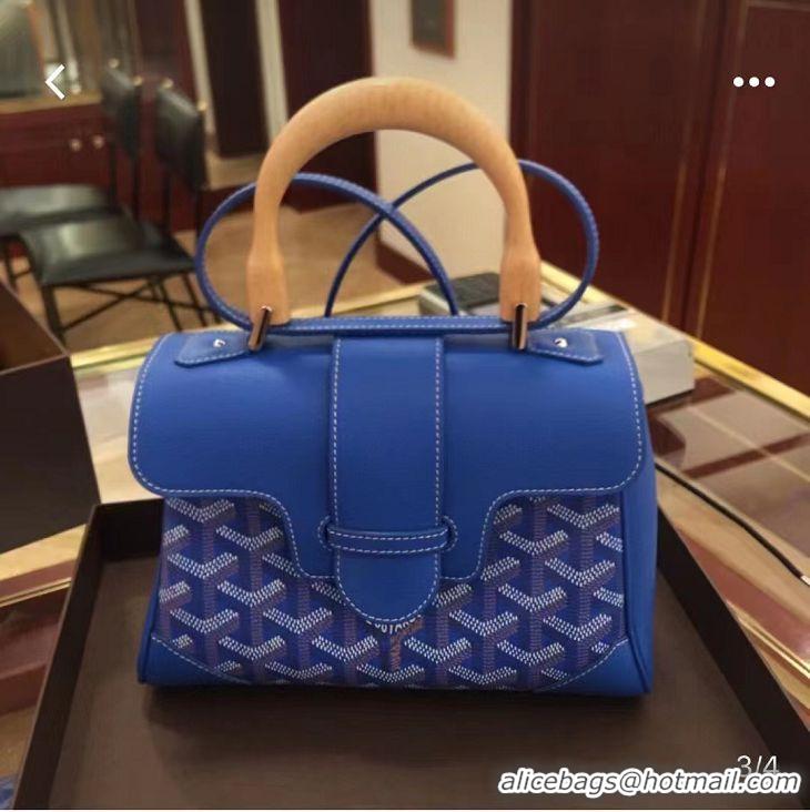 Well Crafted Goyard Original Saigon Tote Bag With Strap Mini 8942 Light Blue