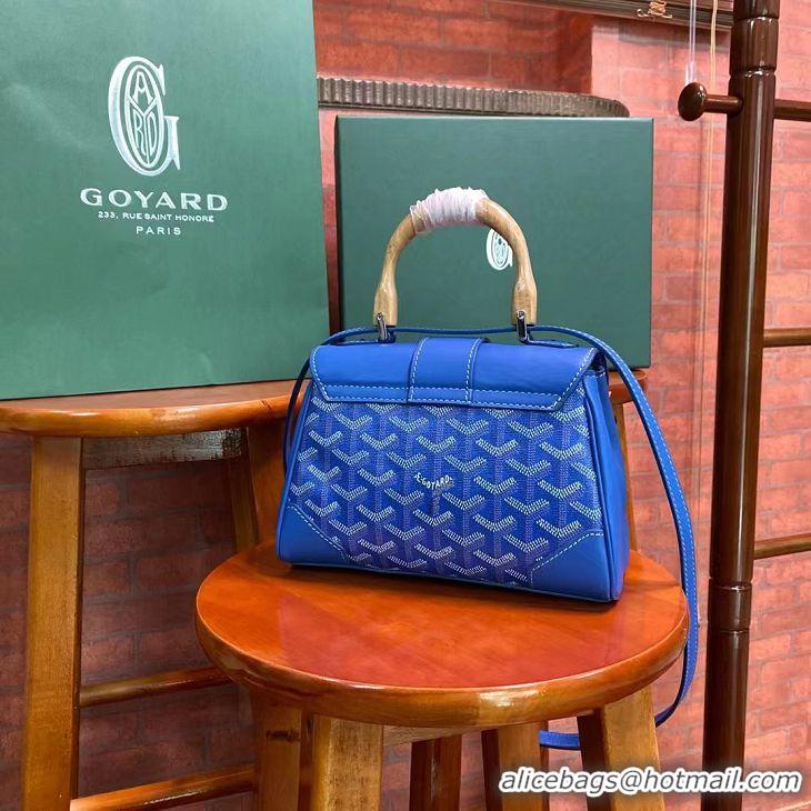 Well Crafted Goyard Original Saigon Tote Bag With Strap Mini 8942 Light Blue