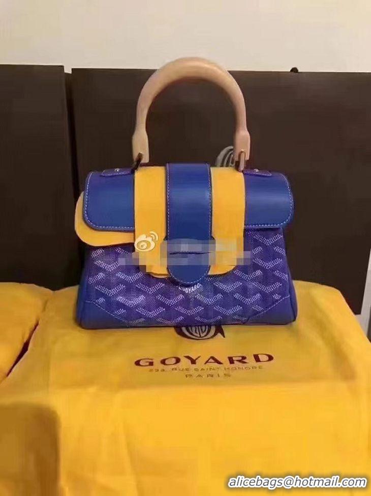 Well Crafted Goyard Original Saigon Tote Bag With Strap Mini 8942 Light Blue