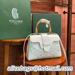 Promotional Goyard Original Saigon Tote Bag With Strap Mini 8942 White