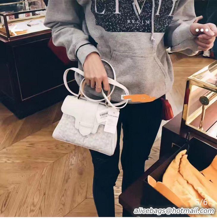 Promotional Goyard Original Saigon Tote Bag With Strap Mini 8942 White