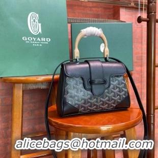 Most Popular Goyard Original Saigon Tote Bag With Strap Mini 8942 Black