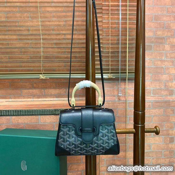 Most Popular Goyard Original Saigon Tote Bag With Strap Mini 8942 Black