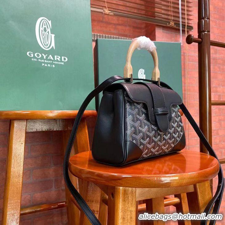 Most Popular Goyard Original Saigon Tote Bag With Strap Mini 8942 Black