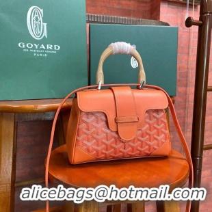 Inexpensive Goyard Original Saigon Tote Bag With Strap Mini 8942 Orange