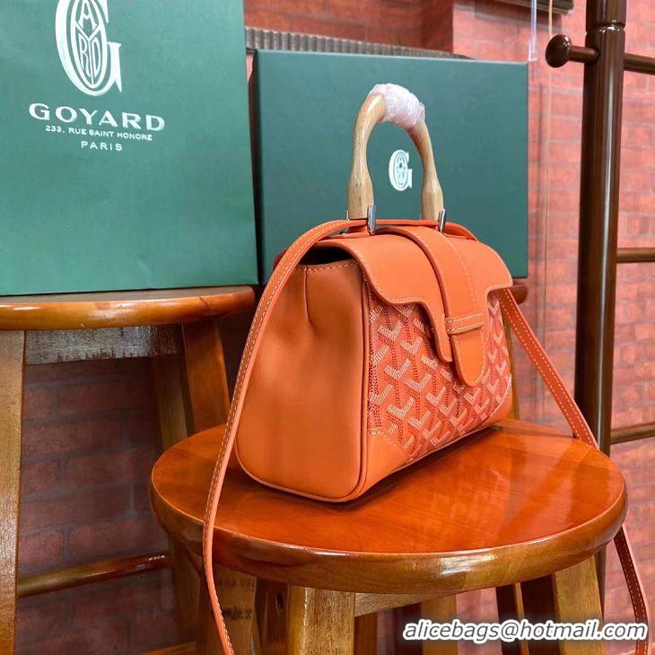 Inexpensive Goyard Original Saigon Tote Bag With Strap Mini 8942 Orange