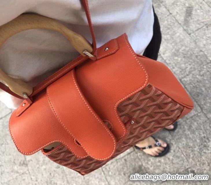 Inexpensive Goyard Original Saigon Tote Bag With Strap Mini 8942 Orange