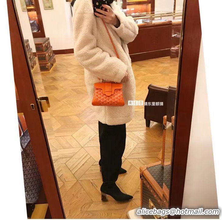 Inexpensive Goyard Original Saigon Tote Bag With Strap Mini 8942 Orange