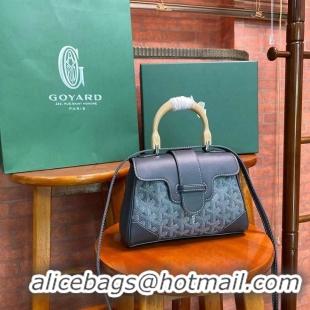 2017 New Goyard Original Saigon Tote Bag With Strap Mini 8942 Dark Grey