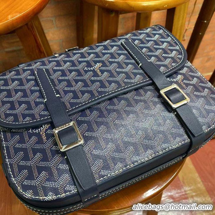 New Discount Goyard Original Messenger Bag GM 8966 Navy Blue