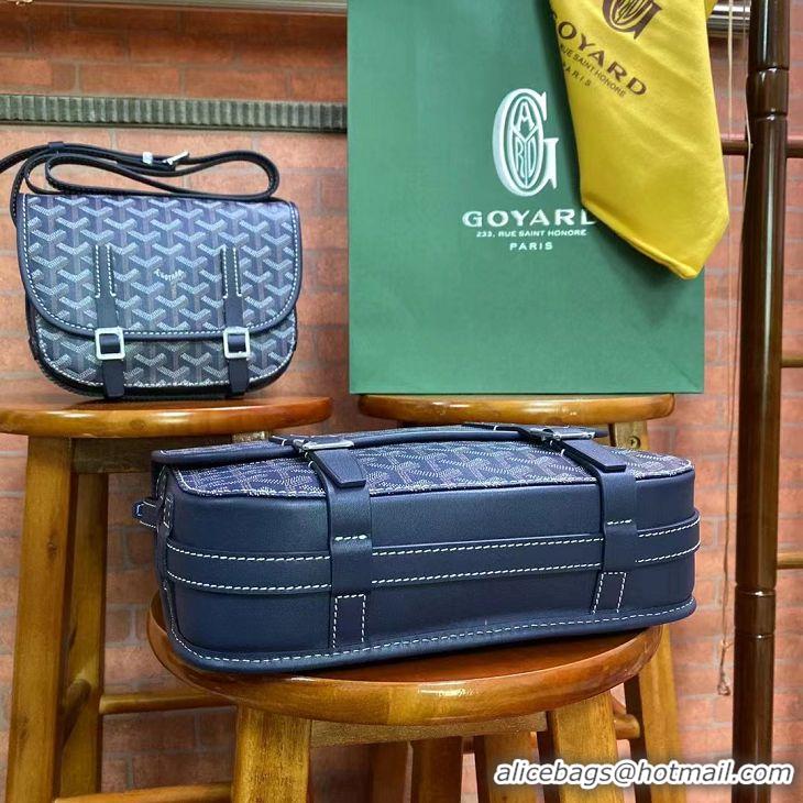 New Discount Goyard Original Messenger Bag GM 8966 Navy Blue