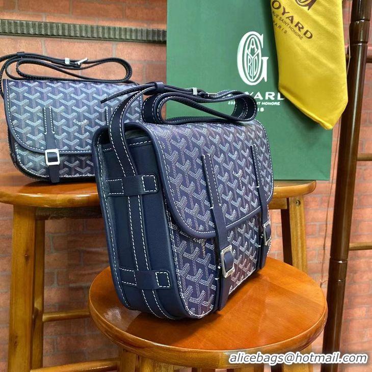 New Discount Goyard Original Messenger Bag GM 8966 Navy Blue