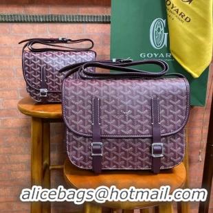 ​Stylish Goyard Original Messenger Bag GM 8966 Burgundy