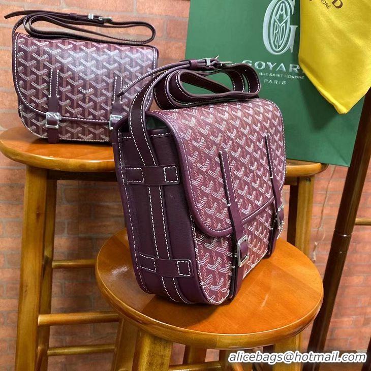 ​Stylish Goyard Original Messenger Bag GM 8966 Burgundy