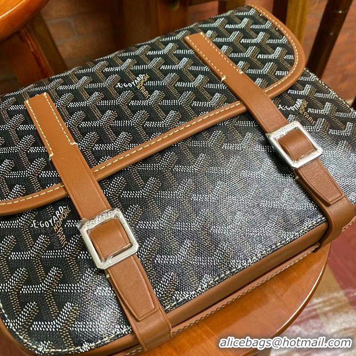 ​Unique Grade Goyard Original Messenger Bag GM 8966 Black And Tan