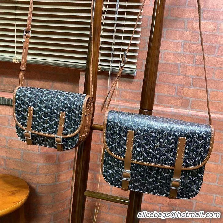 ​Unique Grade Goyard Original Messenger Bag GM 8966 Black And Tan