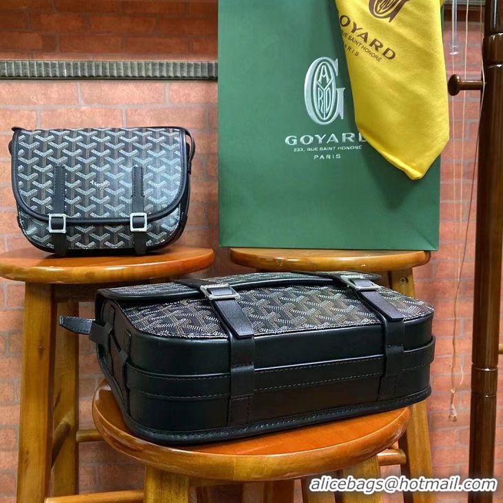 Free Shipping Goyard Original Messenger Bag GM 8966 Black