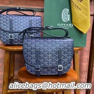 Buy Cheapest Goyard Original Messenger Bag PM 8966 Navy Blue