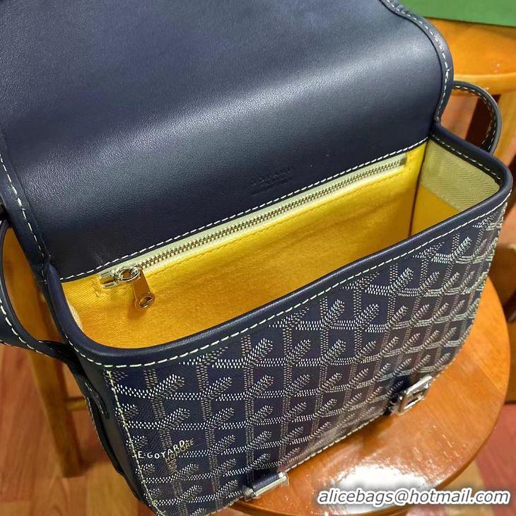 Buy Cheapest Goyard Original Messenger Bag PM 8966 Navy Blue