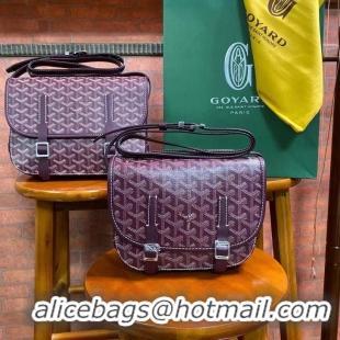 Grade Quality Goyard Original Messenger Bag PM 8966 Burgundy