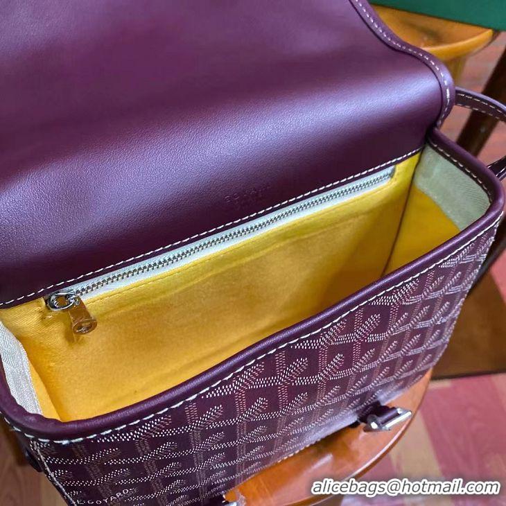 Grade Quality Goyard Original Messenger Bag PM 8966 Burgundy