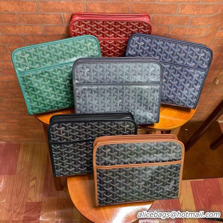 Hot Sell Goyard Toiletry Bag G8906 Black And Tan