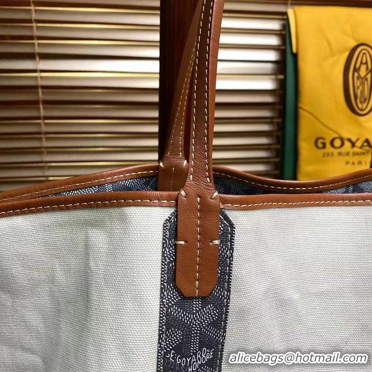 ​Hot Sell Goyard Anjou St Louis Pertuis Tote Bag GM 2159 Dark Grey