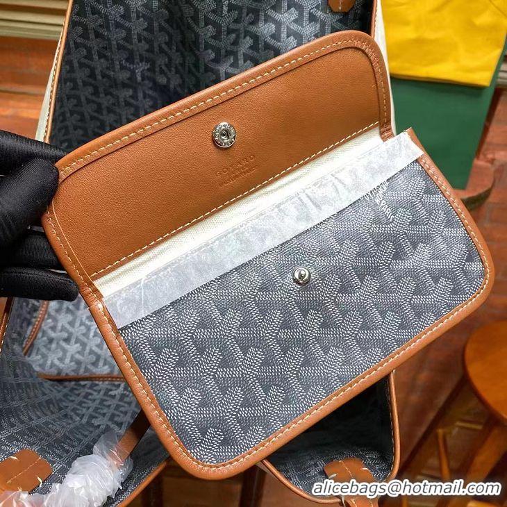 ​Hot Sell Goyard Anjou St Louis Pertuis Tote Bag GM 2159 Dark Grey