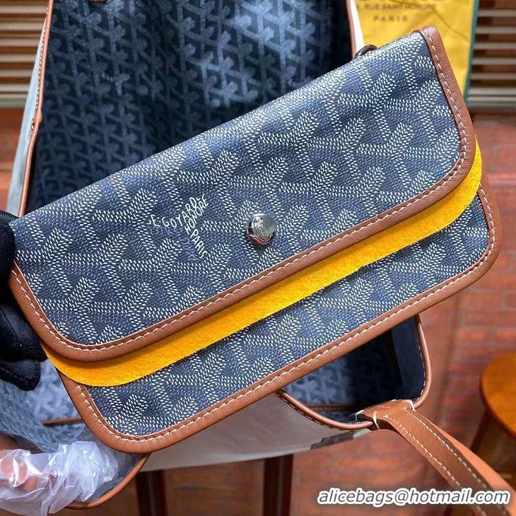 ​Hot Sell Goyard Anjou St Louis Pertuis Tote Bag GM 2159 Dark Grey