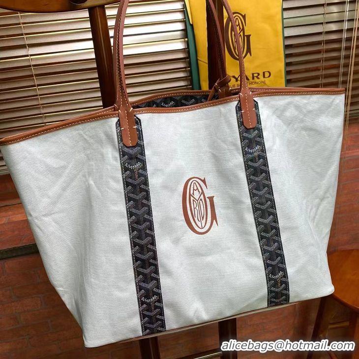 Inexpensive Goyard Anjou St Louis Pertuis Tote Bag PM 2159 Black And Tan