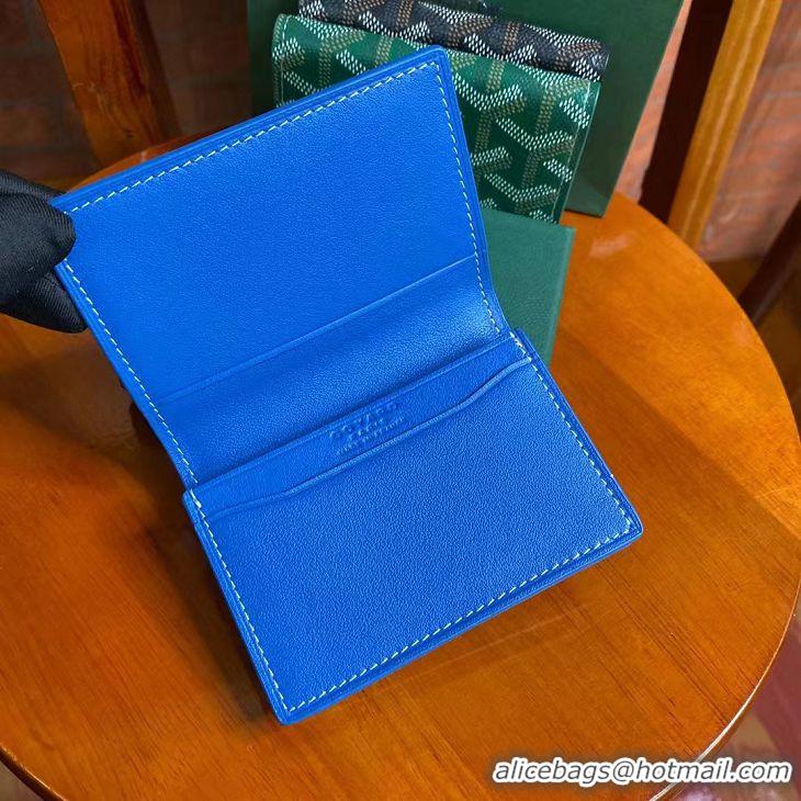 New Arrivals Goyard New Card Case 020092 Light Blue