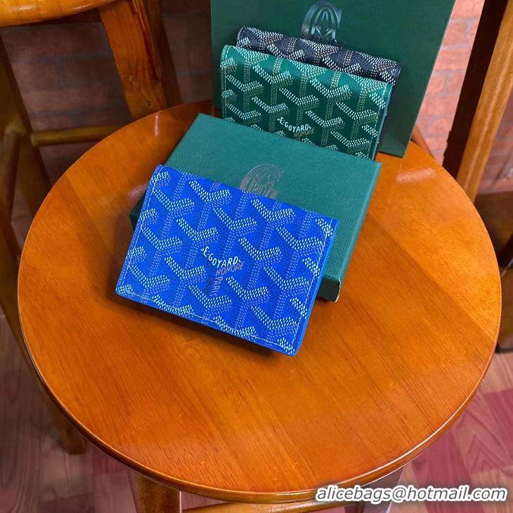 New Arrivals Goyard New Card Case 020092 Light Blue