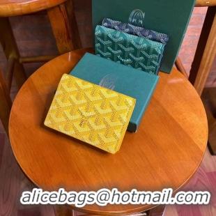 Buy Discount Goyard New Card Case 020092 Yellow