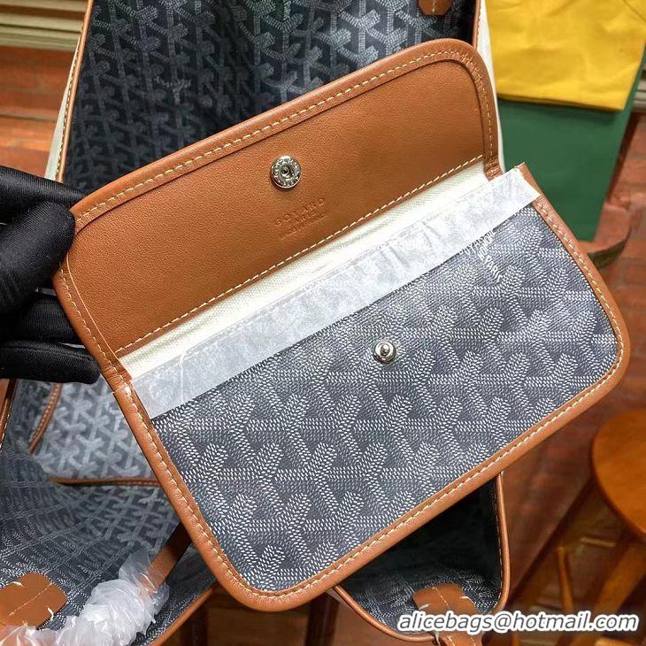 Hot Sell Goyard Anjou Saint Louis Pertuis Tote Bag PM 2159 Dark Grey