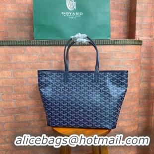 Shop Low Price Goyard Artois Original Zipper Bag 00319 Navy Blue