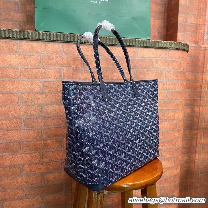 Shop Low Price Goyard Artois Original Zipper Bag 00319 Navy Blue