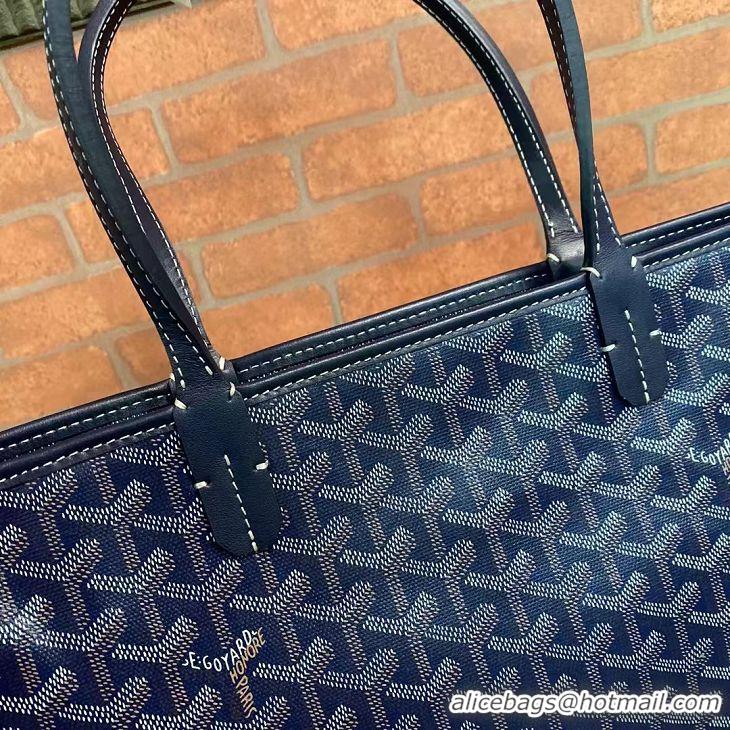 Shop Low Price Goyard Artois Original Zipper Bag 00319 Navy Blue