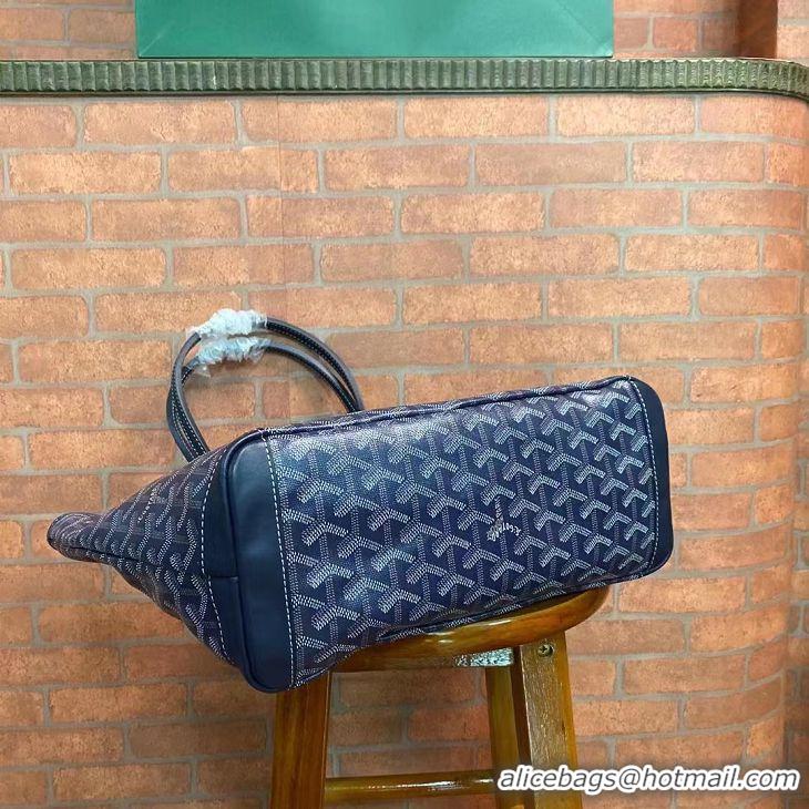 Shop Low Price Goyard Artois Original Zipper Bag 00319 Navy Blue